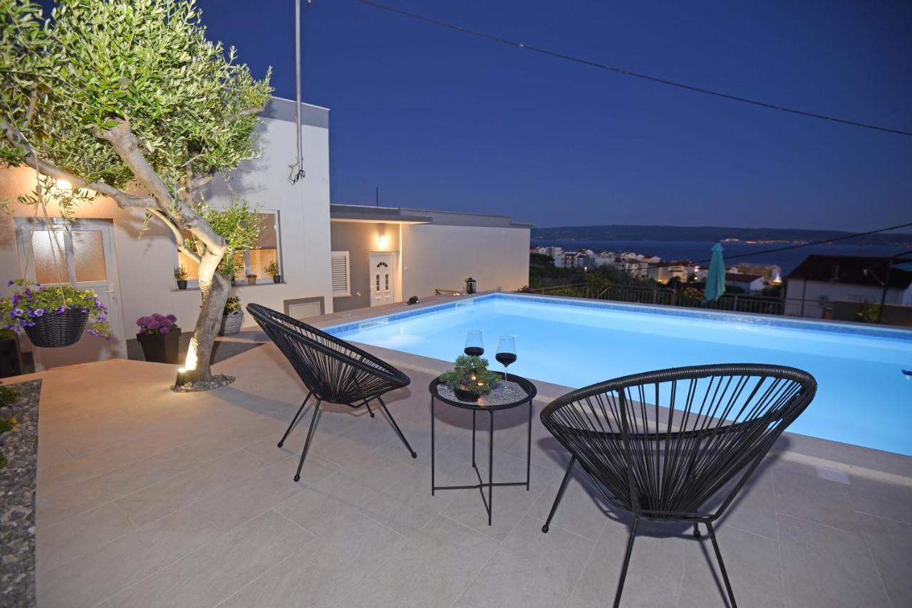 Apartments Lidija - Sea View Apartment With Exclusive Right Of Using Hot Tub Or Split Level Apartment With Exclusive Right Of Using Pool Podstrana Exterior foto