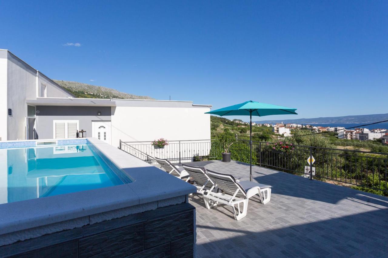 Apartments Lidija - Sea View Apartment With Exclusive Right Of Using Hot Tub Or Split Level Apartment With Exclusive Right Of Using Pool Podstrana Exterior foto